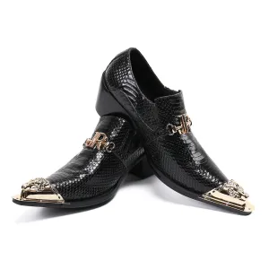 20 new European and American leather shoes new low-top leather shoes daily loafers shoes men's trendy shoes trendy one piece drop shipping