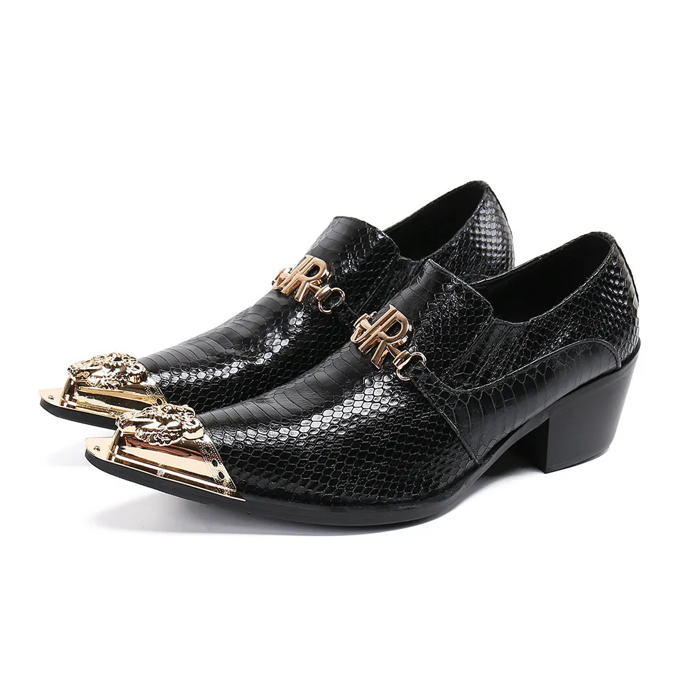 20 new European and American leather shoes new low-top leather shoes daily loafers shoes men's trendy shoes trendy one piece drop shipping