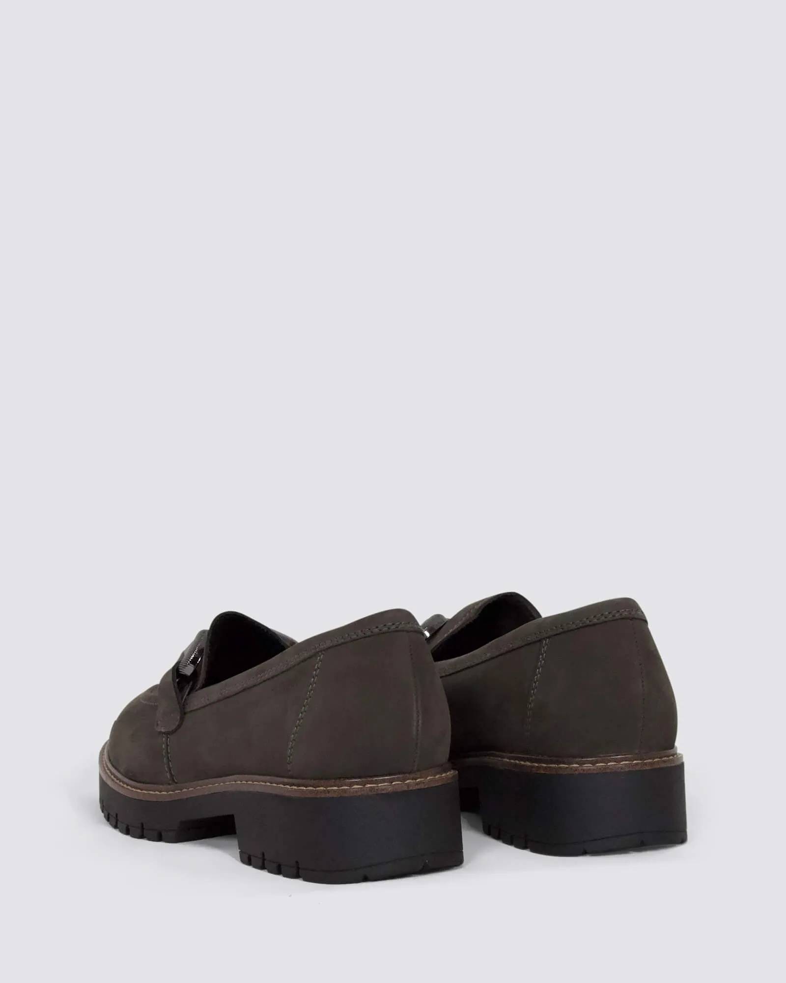 24723 LOAFERS DARK GREY SUEDE