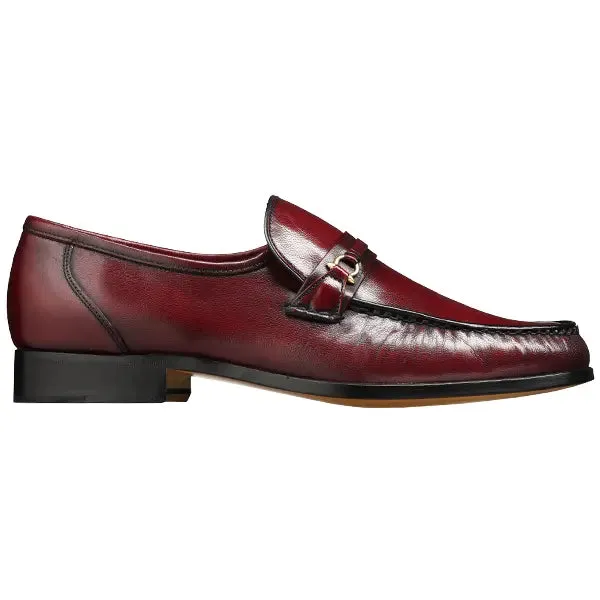 40% OFF BARKER Wade Shoes - Mens Moccasins - Burgundy Kid size: UK 10.5