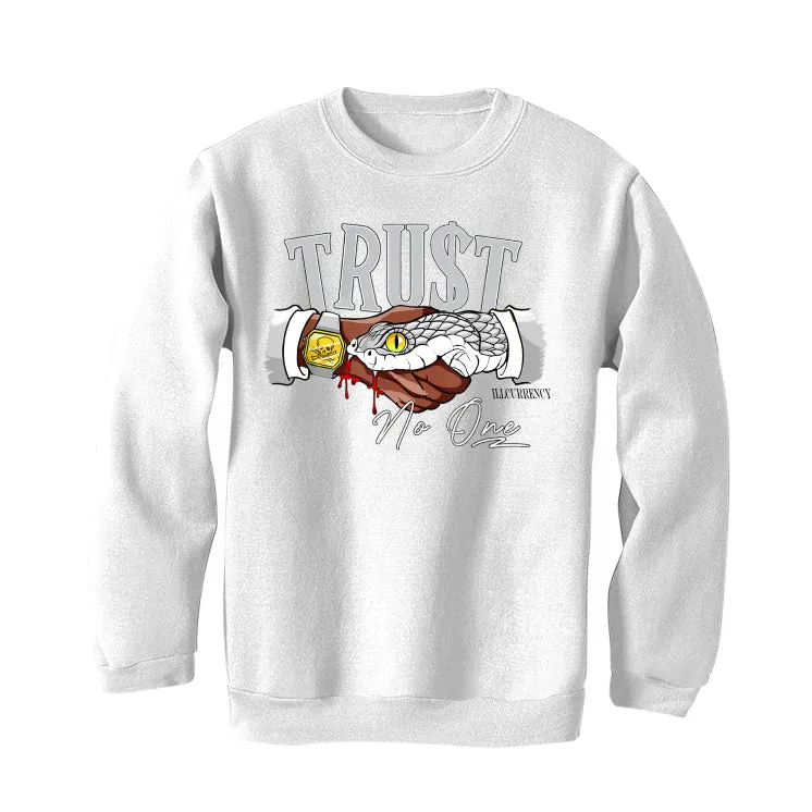 Air Jordan 1 High OG “Elephant” | illcurrency White T-Shirt (TRUST NO ONE)