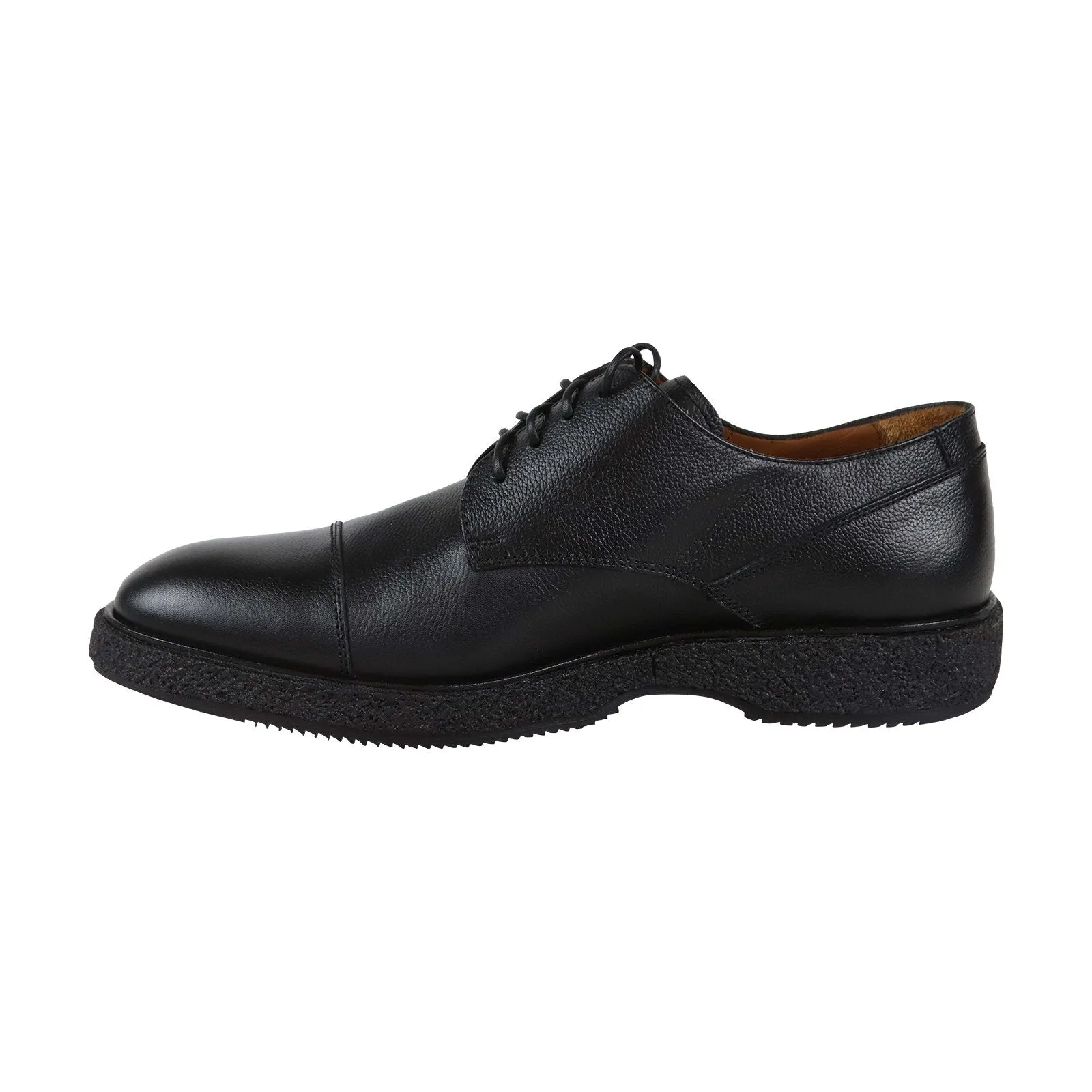 Aquatalia Pierce Calf Mens Black Made In Italy Waterproof Cap Toe Oxfords Shoes