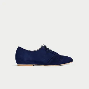 Aster - Navy Suede