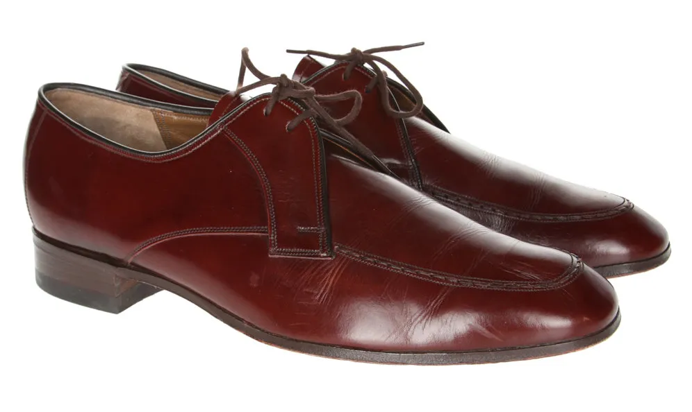 Barker Burgundy Leather Brogues - UK 10