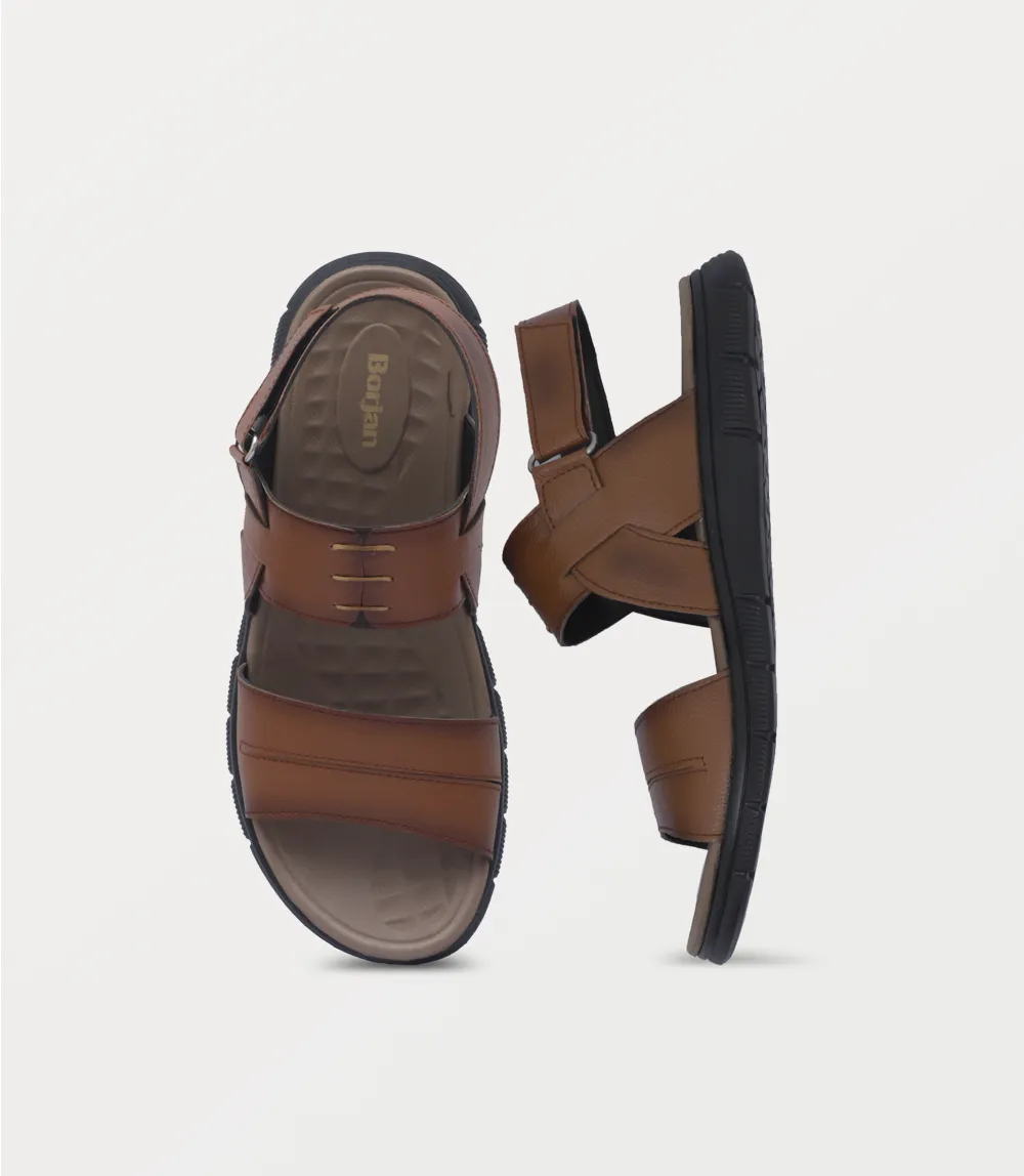 BM6822-BEIGE-Men Sandals