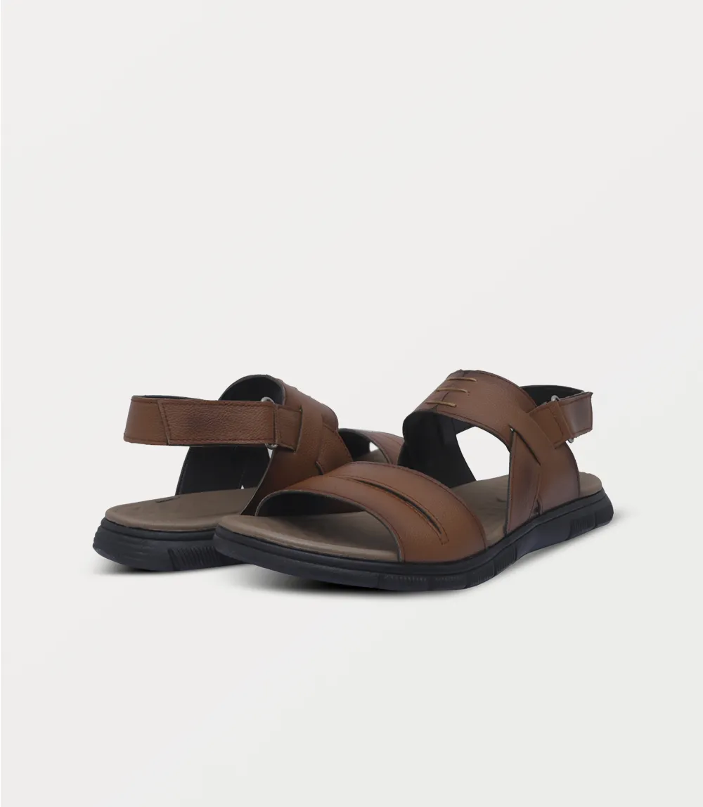 BM6822-BEIGE-Men Sandals