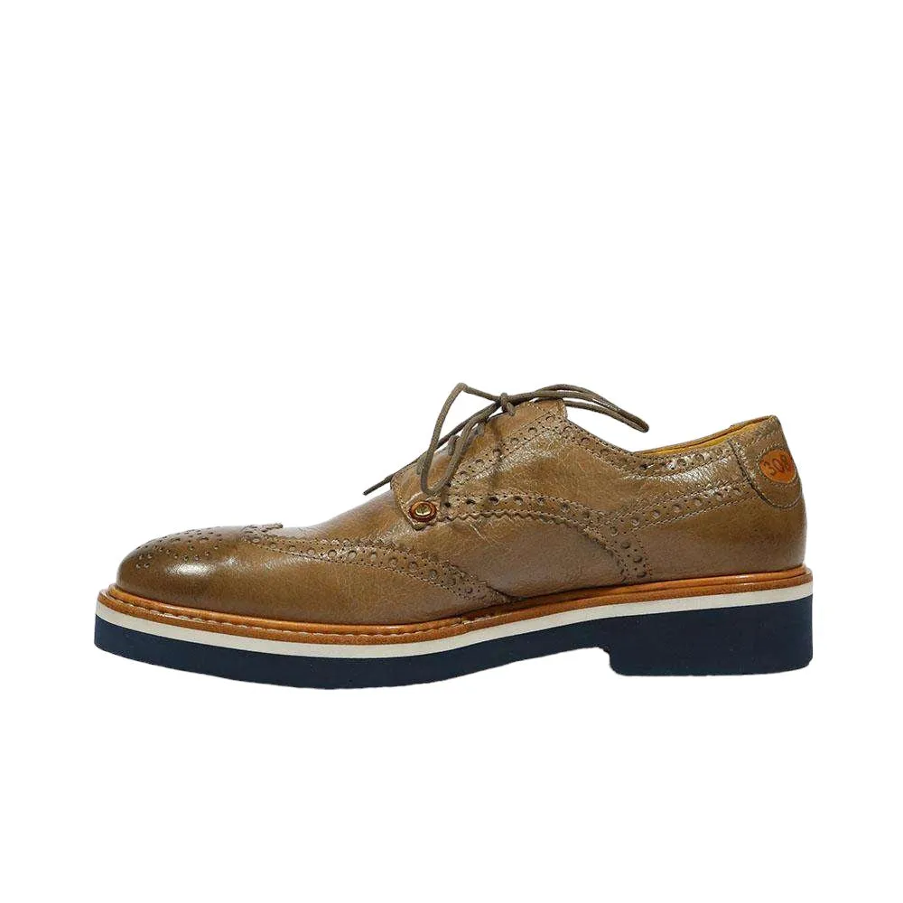 Cesare Paciotti Luxury Italian Men's 308 Madison China Beige Taupe Oxfords (CPM5300)