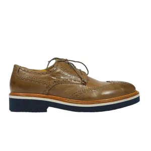 Cesare Paciotti Luxury Italian Men's 308 Madison China Beige Taupe Oxfords (CPM5300)