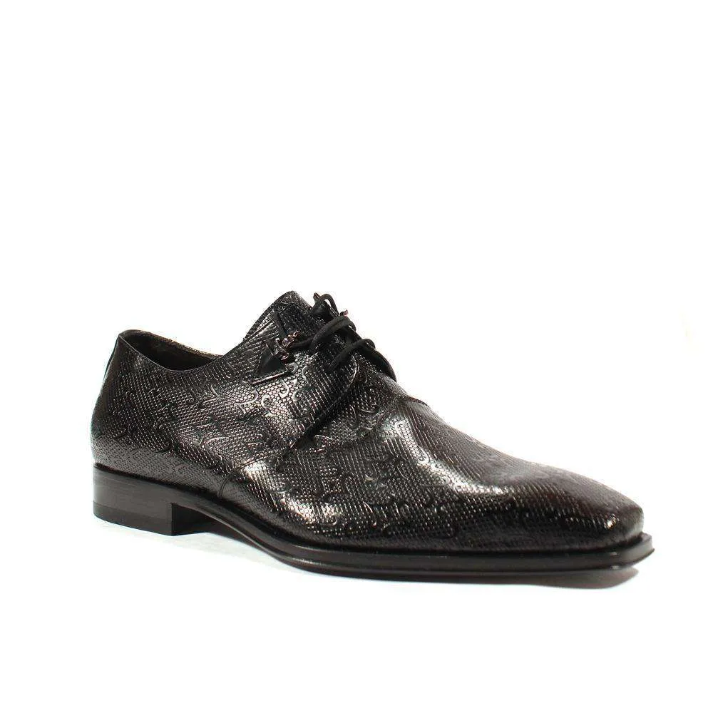 Cesare Paciotti Luxury Italian Men's Designer Shoes Magic Old Black R Leather Oxfords (CPM2587)
