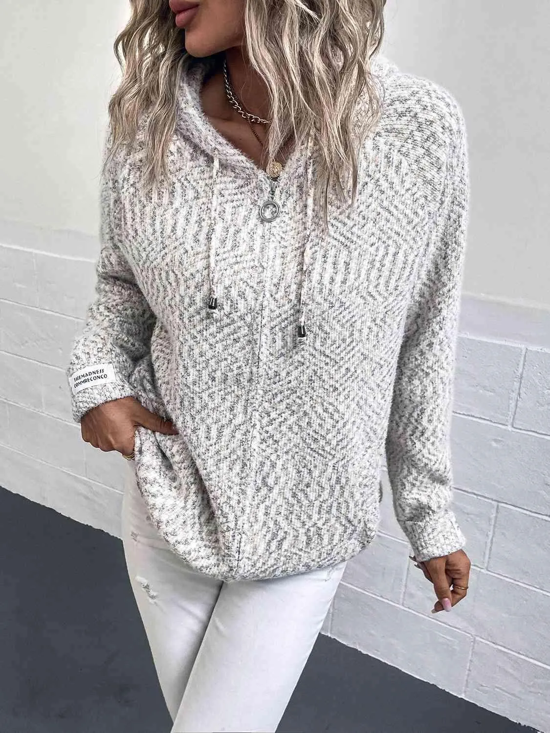 Comfy Urban Wear Hooded Zip Up Sweater