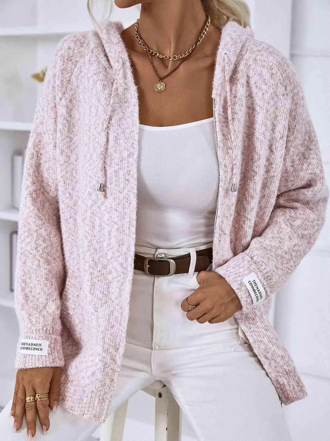 Comfy Urban Wear Hooded Zip Up Sweater