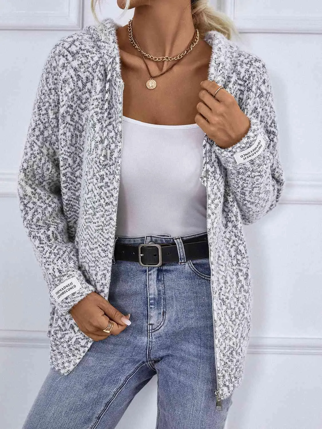 Comfy Urban Wear Hooded Zip Up Sweater