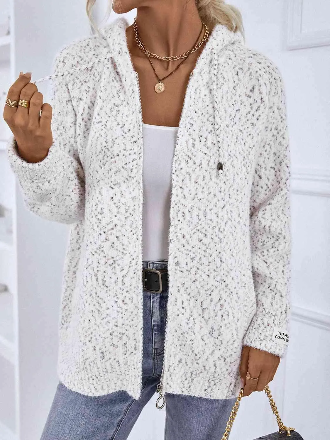 Comfy Urban Wear Hooded Zip Up Sweater