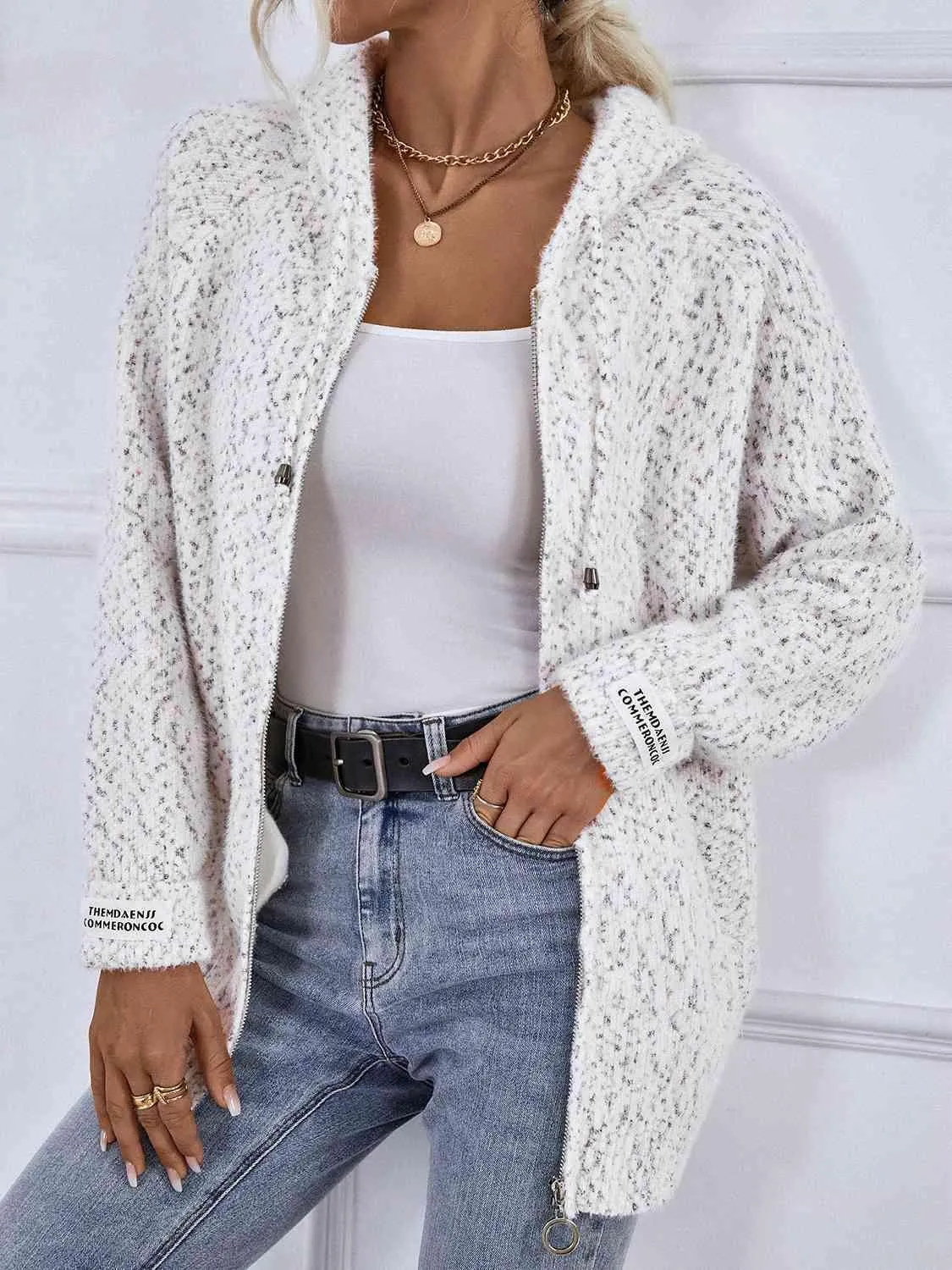 Comfy Urban Wear Hooded Zip Up Sweater