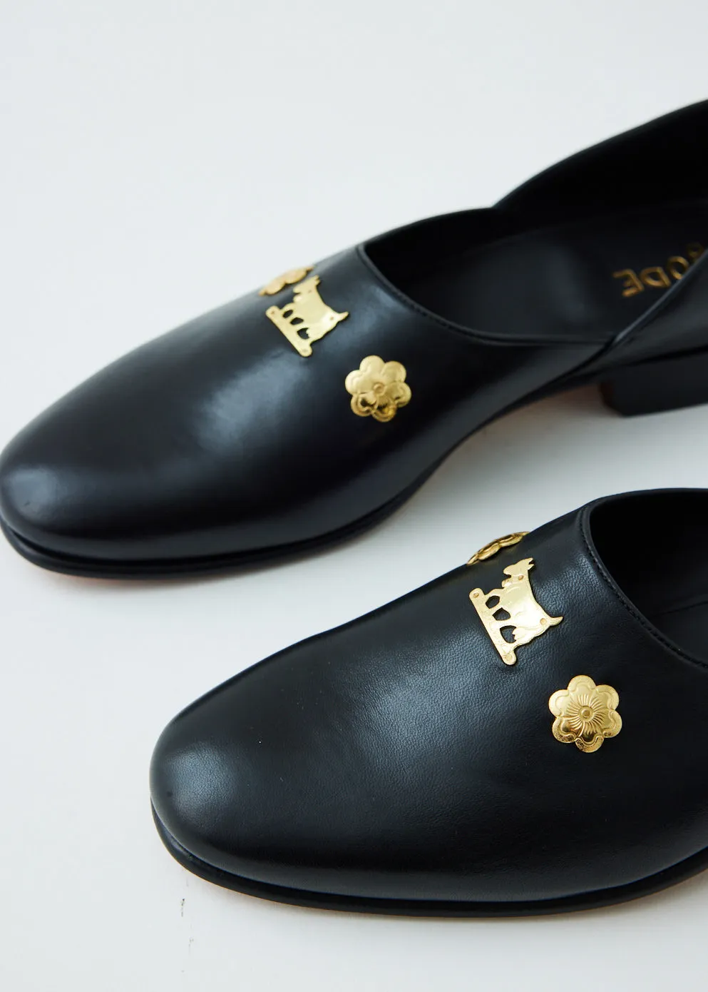 Cow and Flower Appenzeller House Shoes