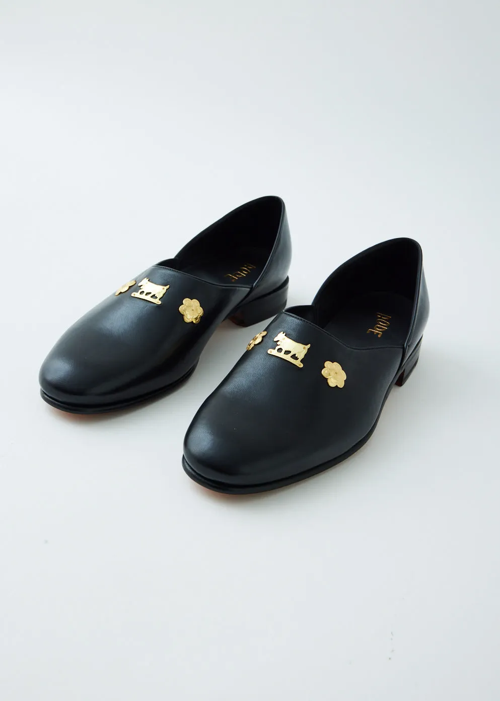 Cow and Flower Appenzeller House Shoes