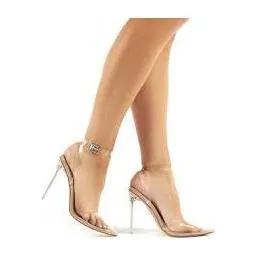 Cross Strap Sling back High Heels.