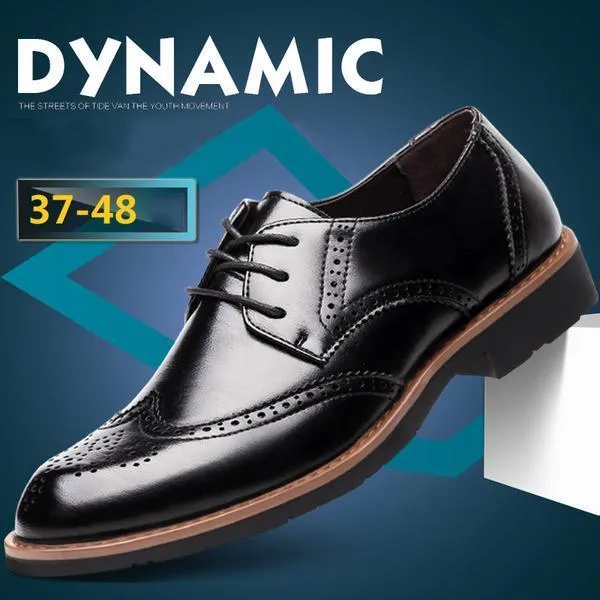 Fashion British Style Genuine Leather Men Shoes