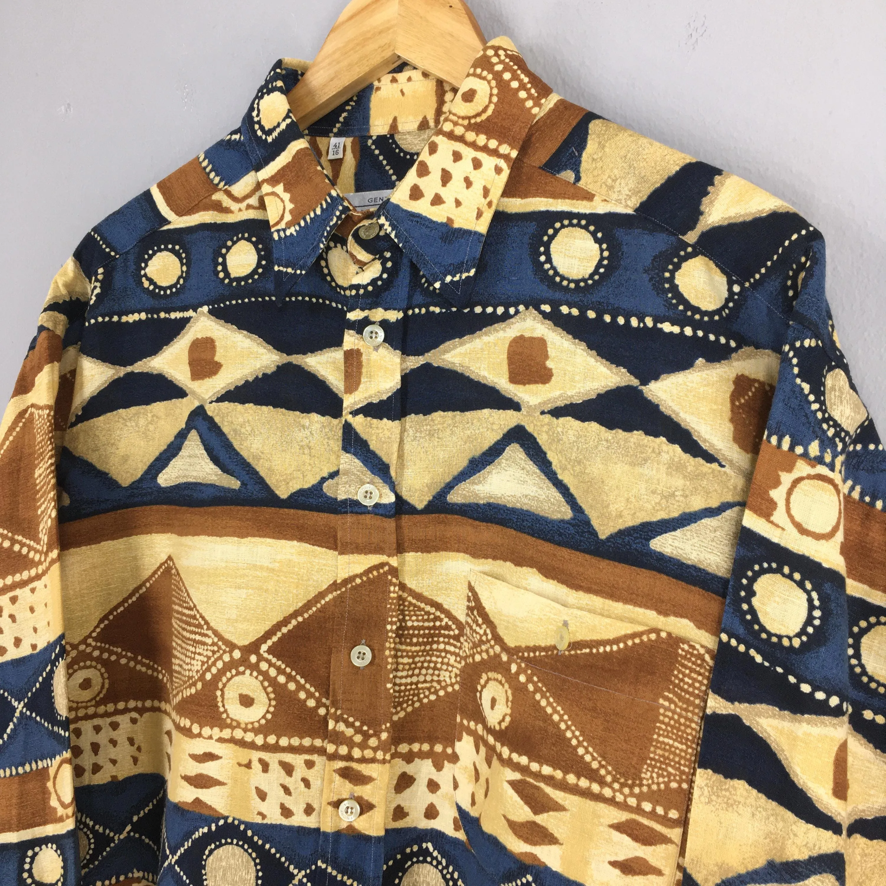 Givenchy Tribal Pattern Shirt XLarge
