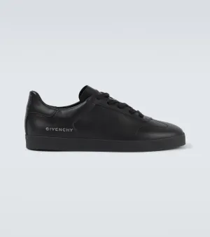 Givenchy urban leather sneakers, black