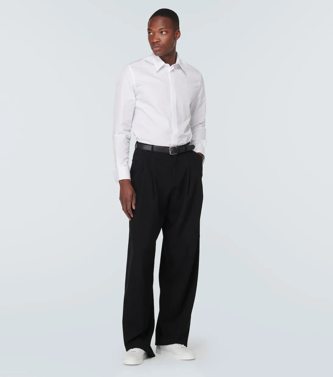 Givenchy urban leather sneakers, white