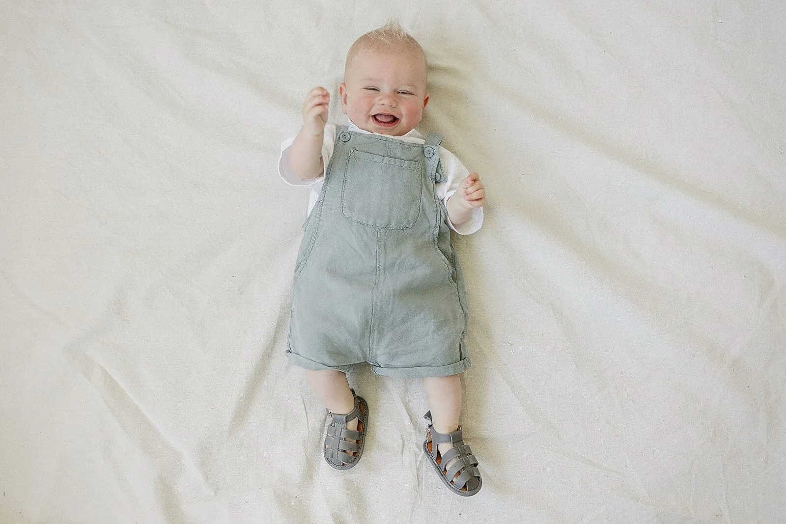 Gray - Fisherman Sandal - US Size 2-4 - Soft Sole