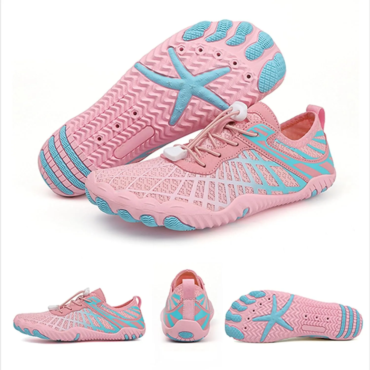 Hiking Footwear Barefoot Shoes Womens Pro-Healthy Non-Slip Water Shoe for Women Men Wide Toe Running Boots Sneakers Unisex Shoes Quick Dry Healthy Non-Slip Baresteps Athletic Men Anti-Slip