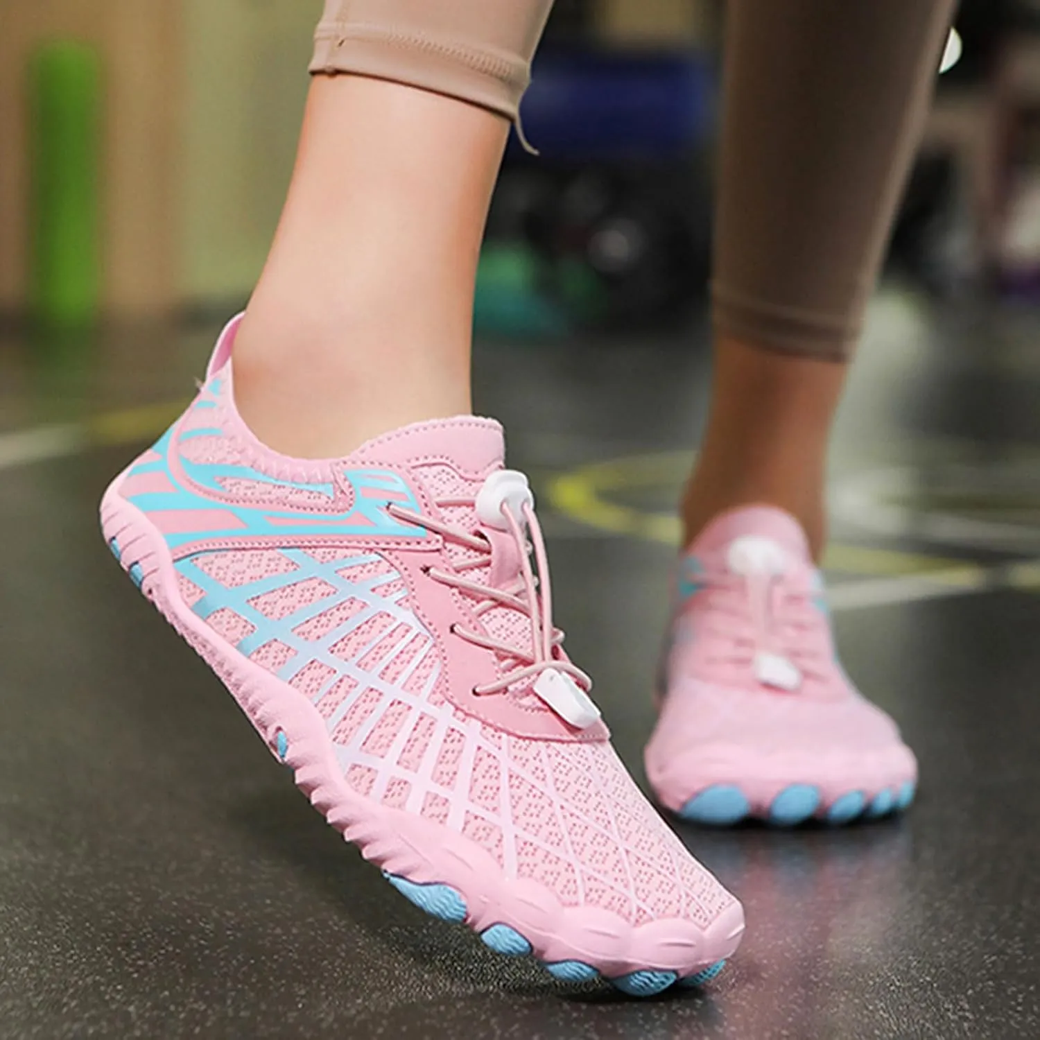 Hiking Footwear Barefoot Shoes Womens Pro-Healthy Non-Slip Water Shoe for Women Men Wide Toe Running Boots Sneakers Unisex Shoes Quick Dry Healthy Non-Slip Baresteps Athletic Men Anti-Slip