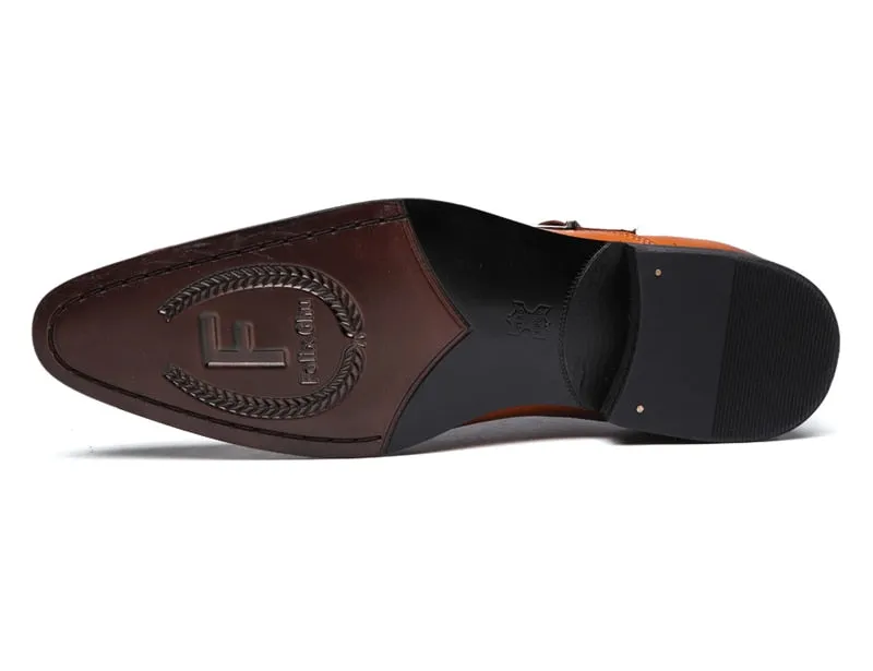 Italian Luxury Leather Brogue Shoes