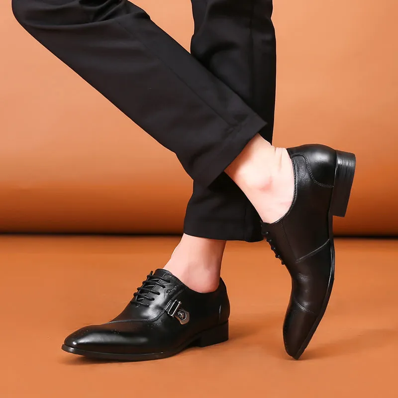 Italian Luxury Leather Brogue Shoes