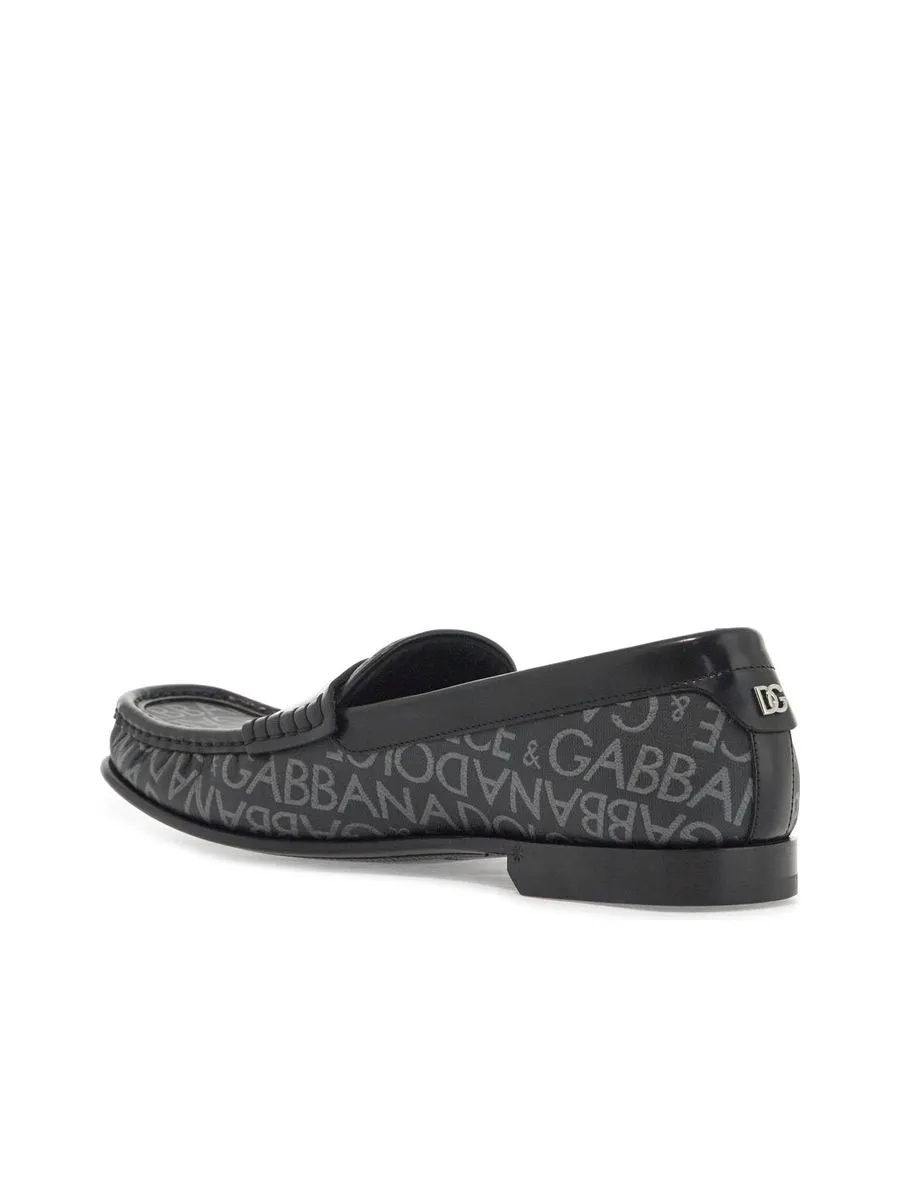 Jacquard Canvas Loafers