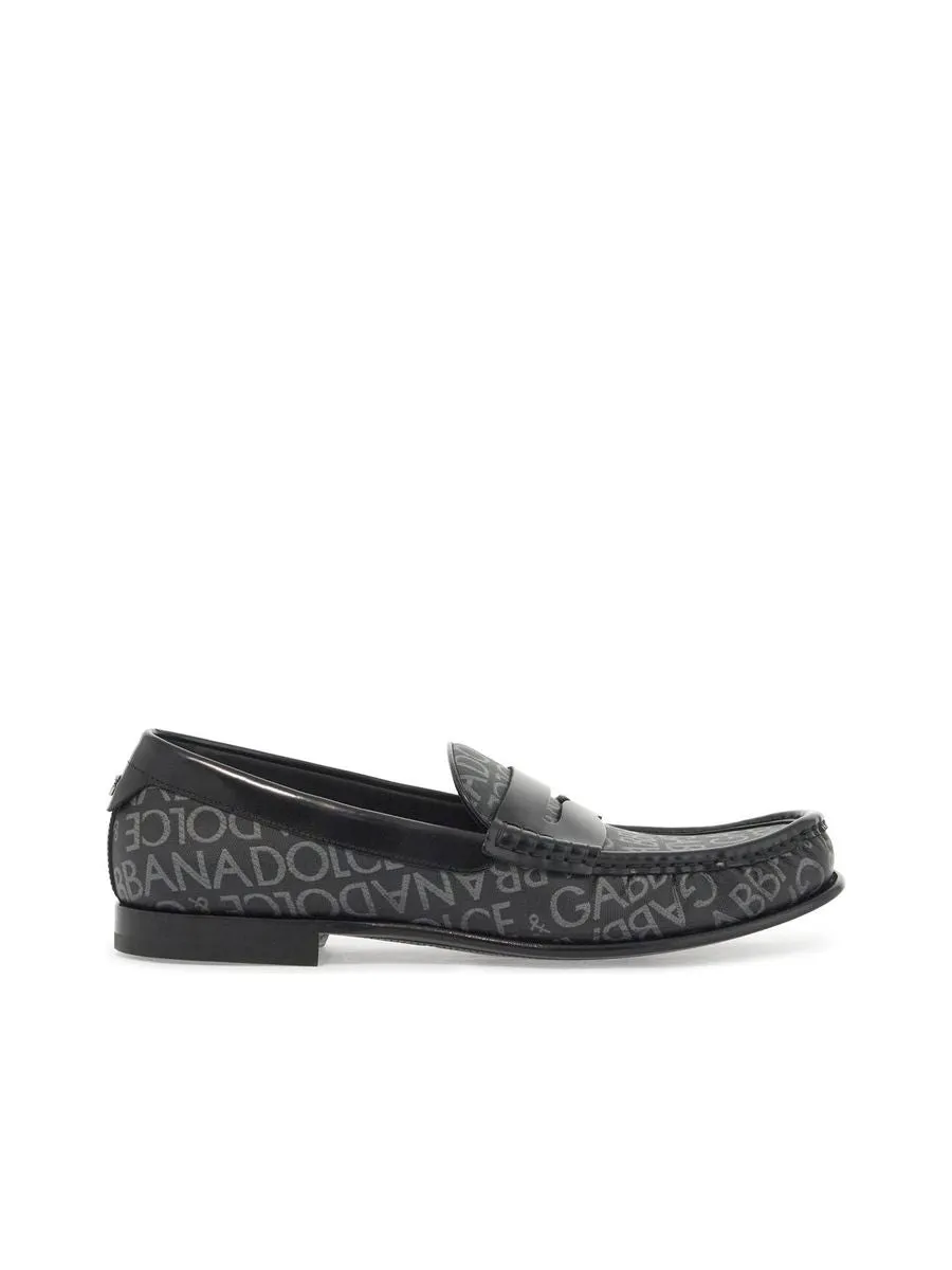 Jacquard Canvas Loafers