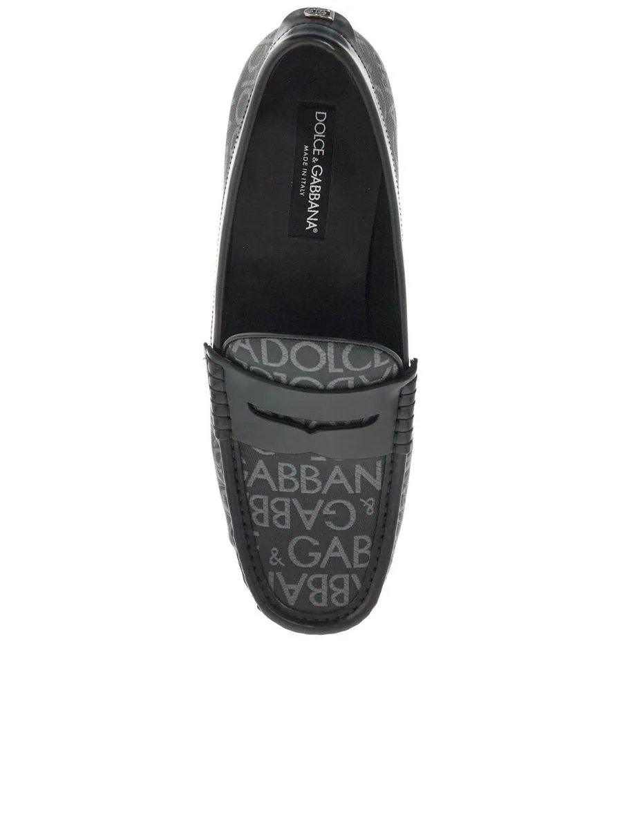 Jacquard Canvas Loafers