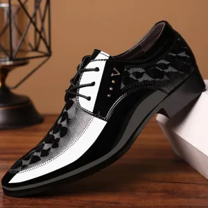Large size all-match business luxury Oxford shoes men's breathable leather shoes dress shoes men's office party wedding shoes