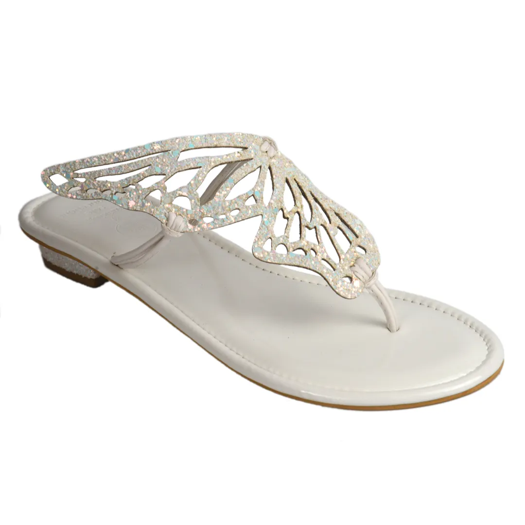 Lavinia White Sandal