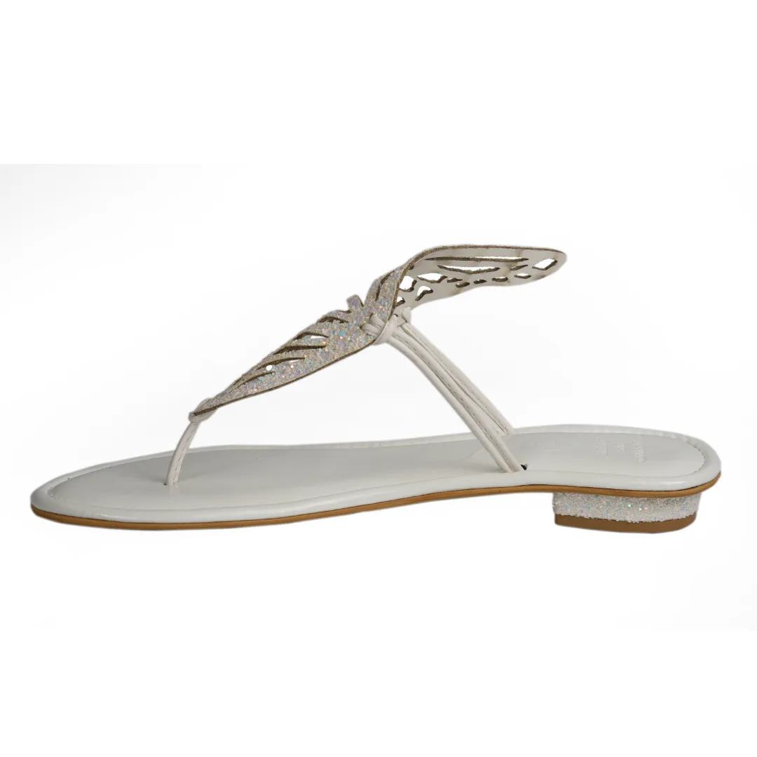 Lavinia White Sandal