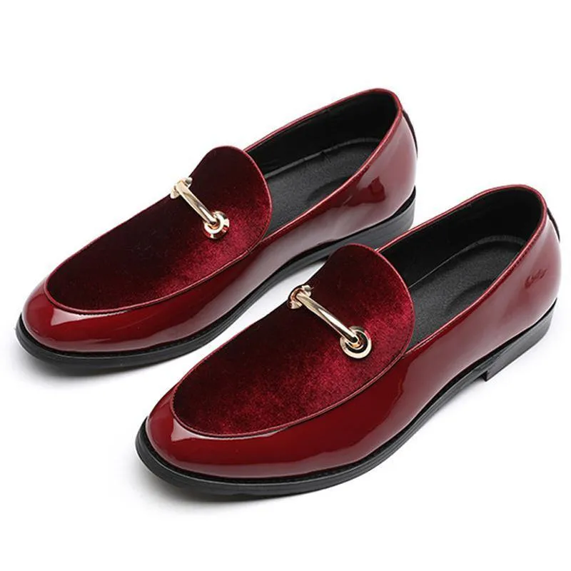 Men's Shadow Patent Leather Luxury Oxfords