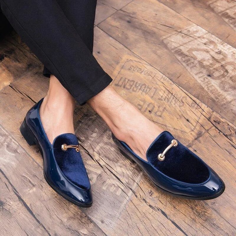Men's Shadow Patent Leather Luxury Oxfords