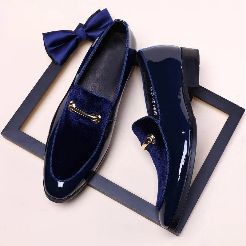 Men's Shadow Patent Leather Luxury Oxfords