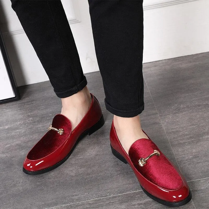 Men's Shadow Patent Leather Luxury Oxfords