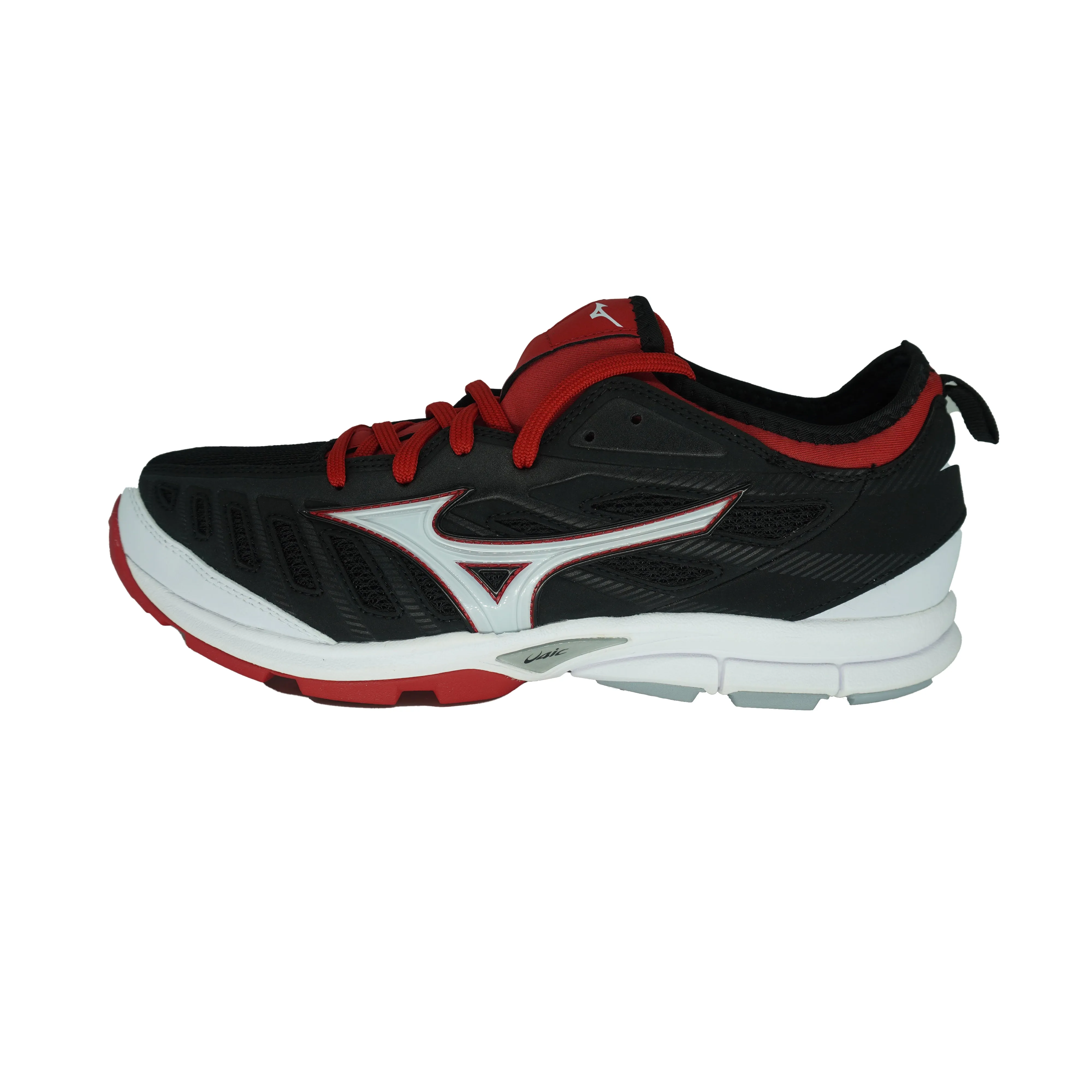 Mizuno Men's Players Trainer 2 Turf Baseball Shoes Black White Red Size 10.5