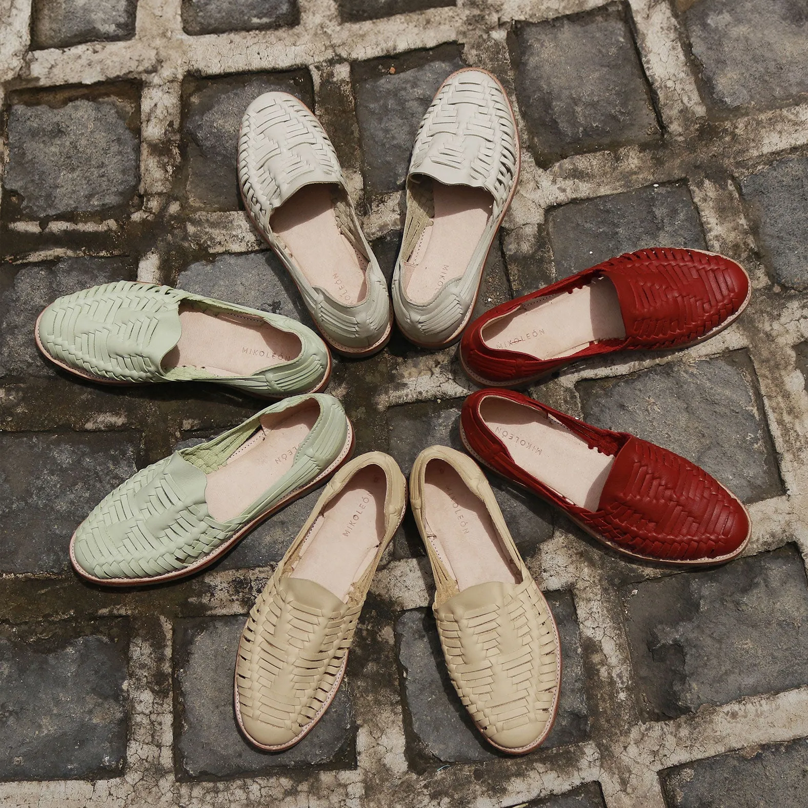 MK24137 -  NEW Huarache Loafers Avocado [Women's Leather Sandals]