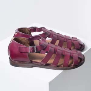 Moma Fishermand Sandal (cranberry)