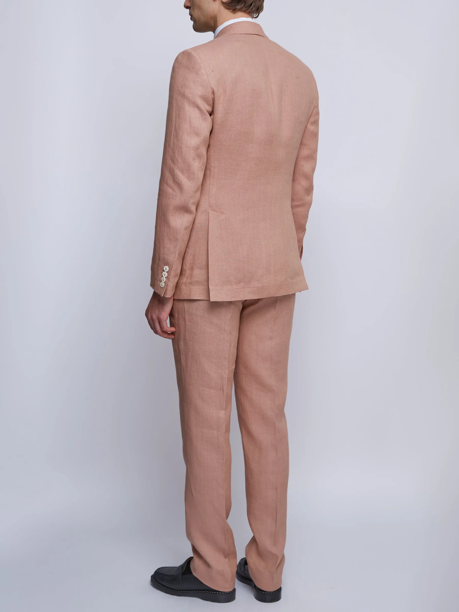 Pink Sidmouth Linen Ebury Jacket