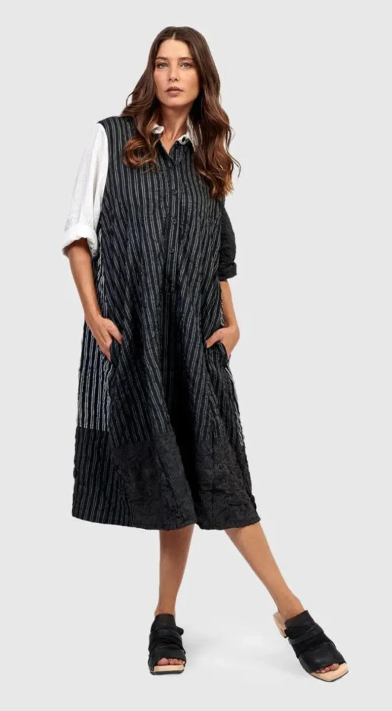 Striped Midi Dress Urban