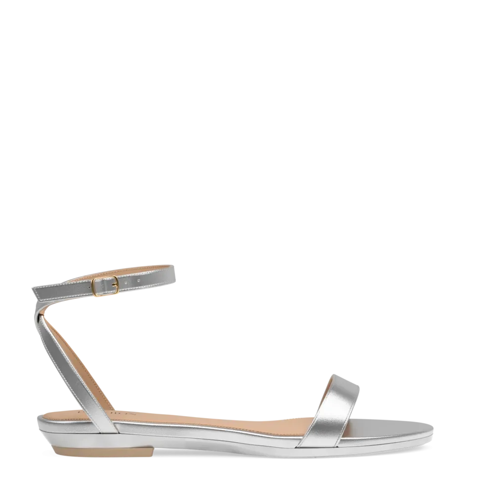 The Brenna - Matte Silver Flat