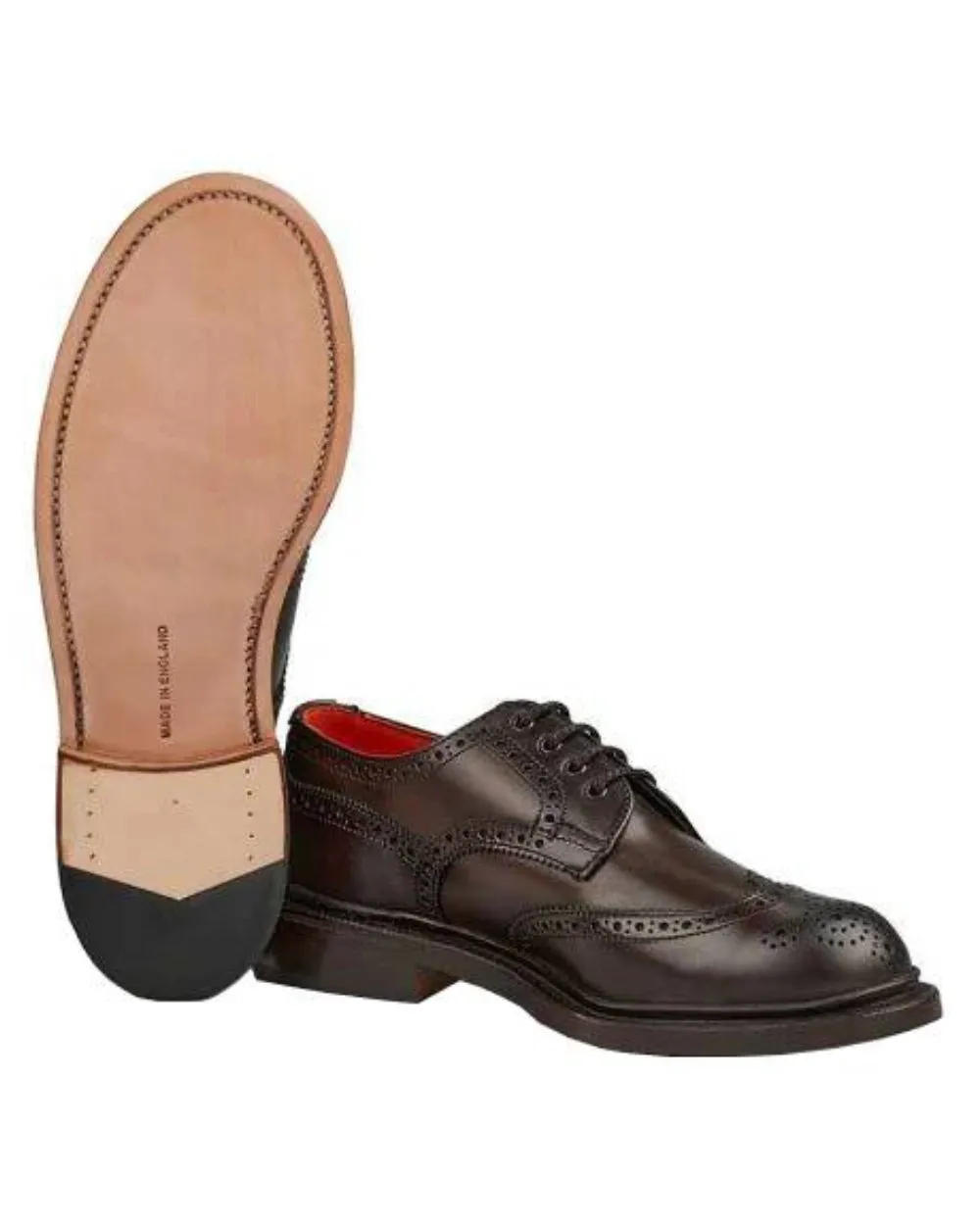 Trickers Anne Leather Sole Brogue Country Shoe