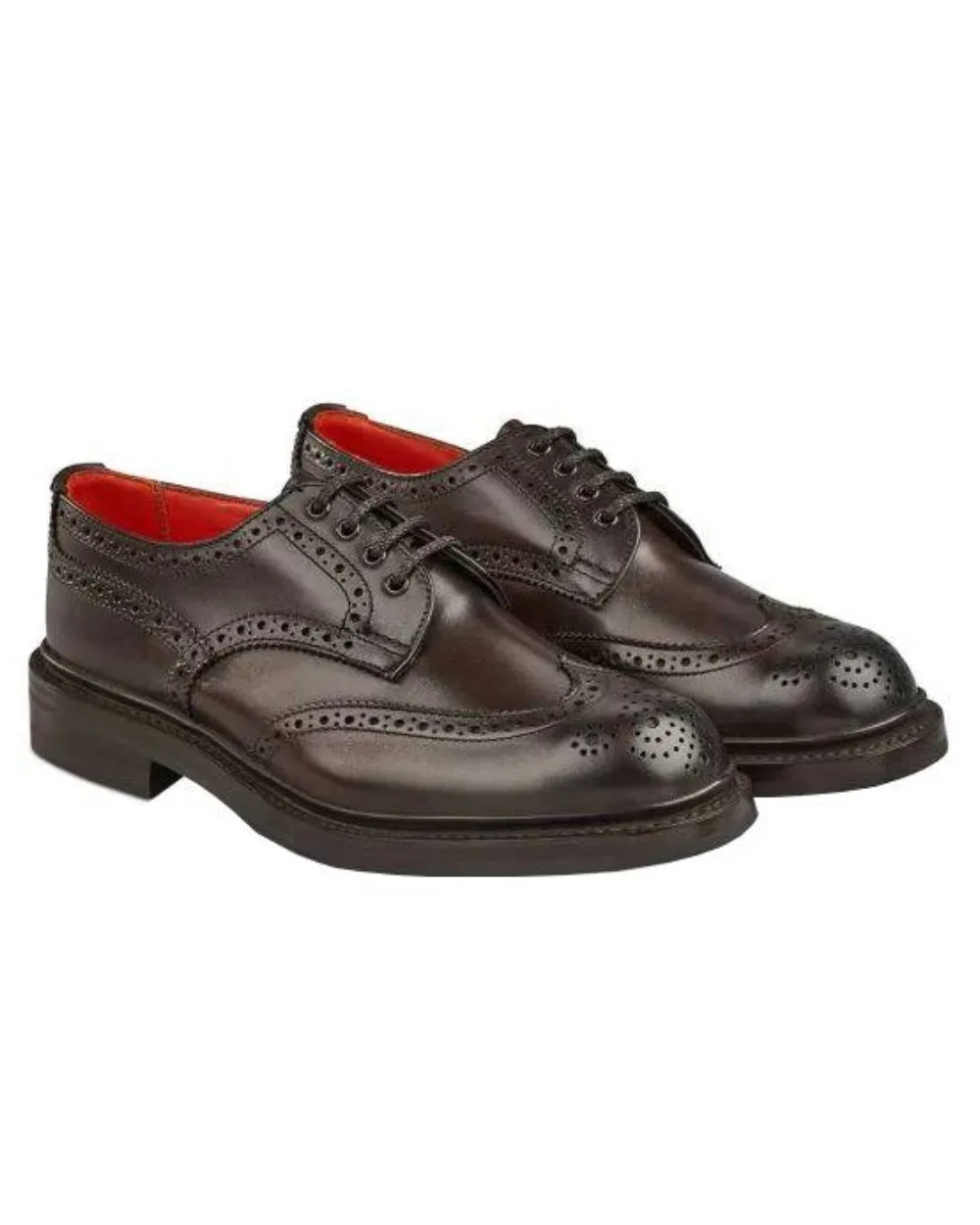 Trickers Anne Leather Sole Brogue Country Shoe