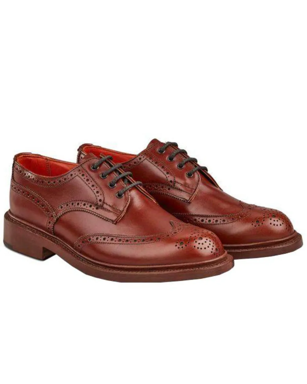 Trickers Anne Leather Sole Brogue Country Shoe