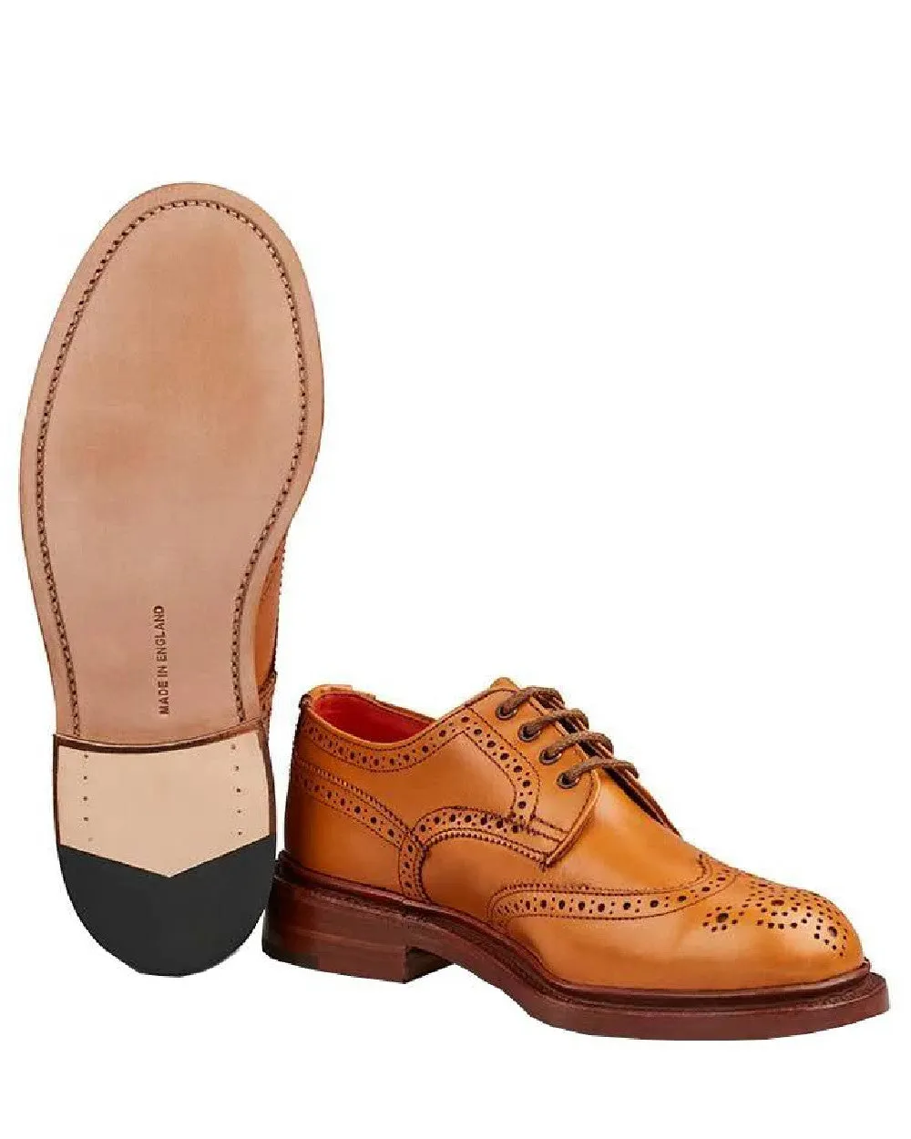 Trickers Anne Leather Sole Brogue Country Shoe